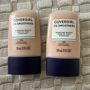Covergirl CG smoothers Hydrating Makeup 730 Classic Beige Bundle Lot
